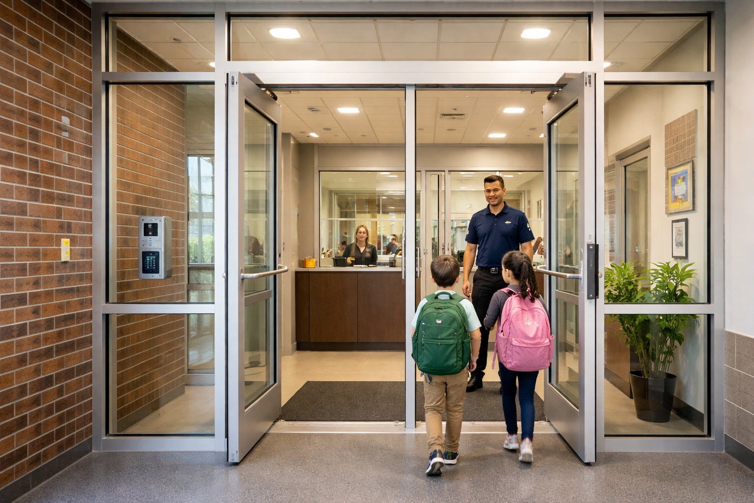 Secured Vestibules for Schools