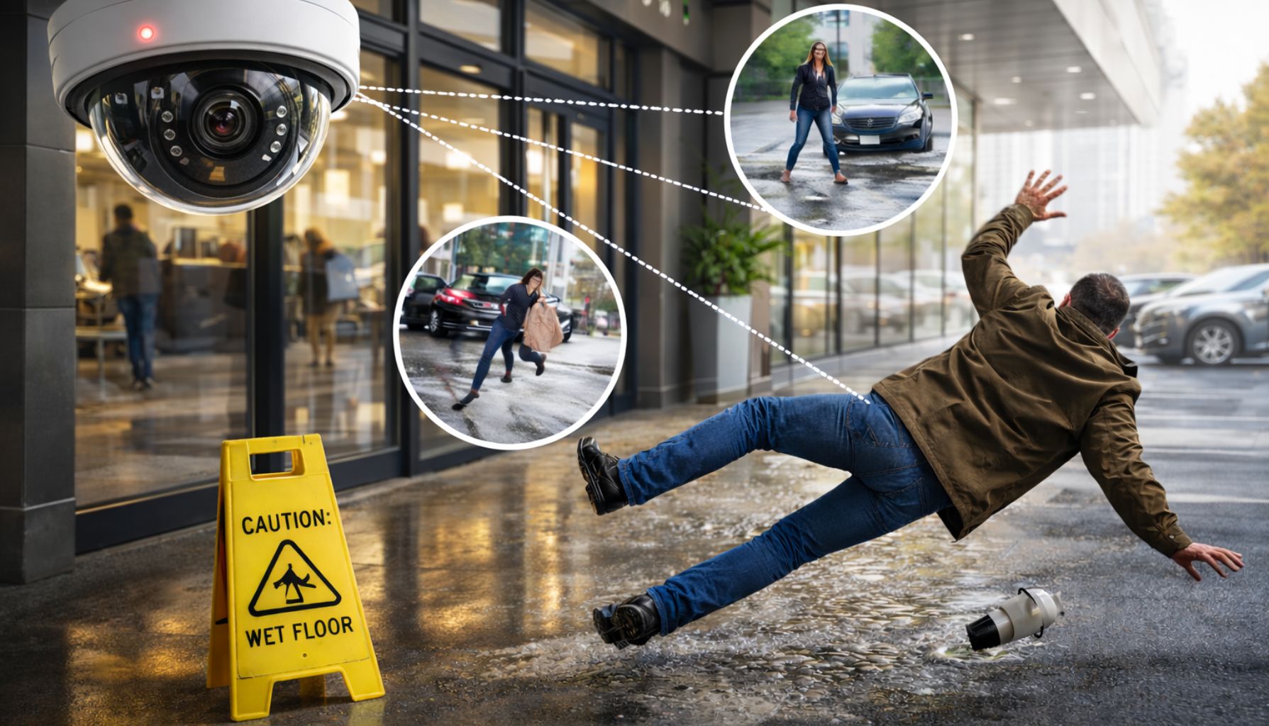 How Video Surveillance in Parking Lots, Entryways, and Sidewalks Protects Your Business