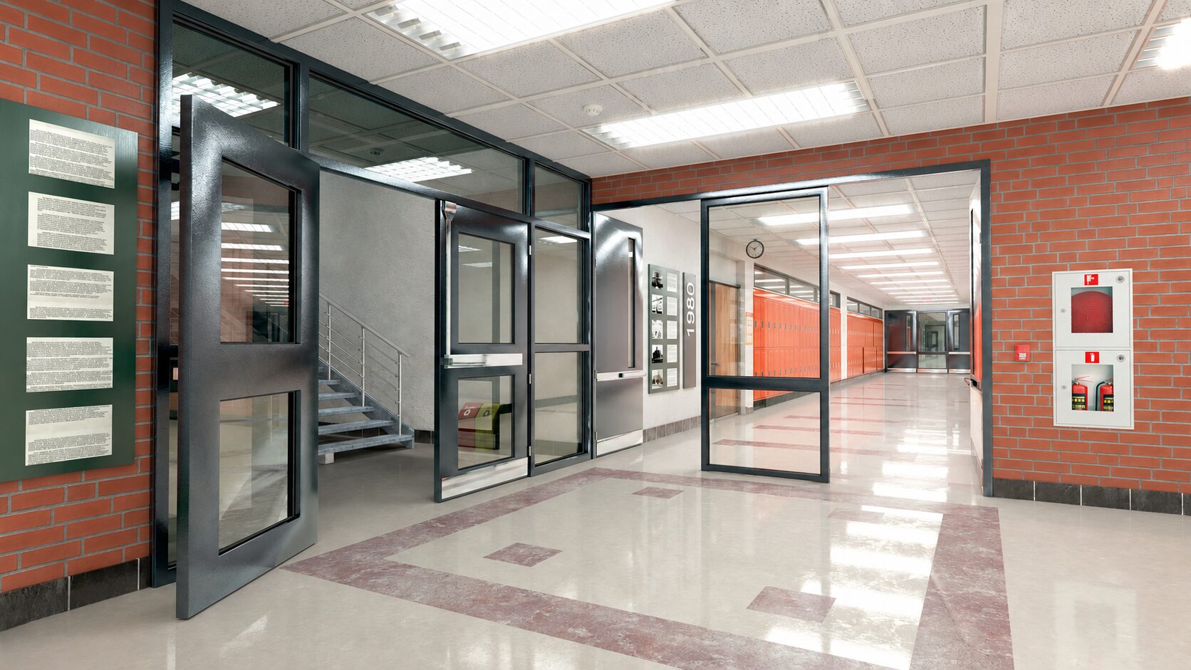 Access Control Vestibule in School – Solucient Security Michigan, Illinois, Ohio, Indiana Access Control Vestibule in a School - Solucient Security Michigan